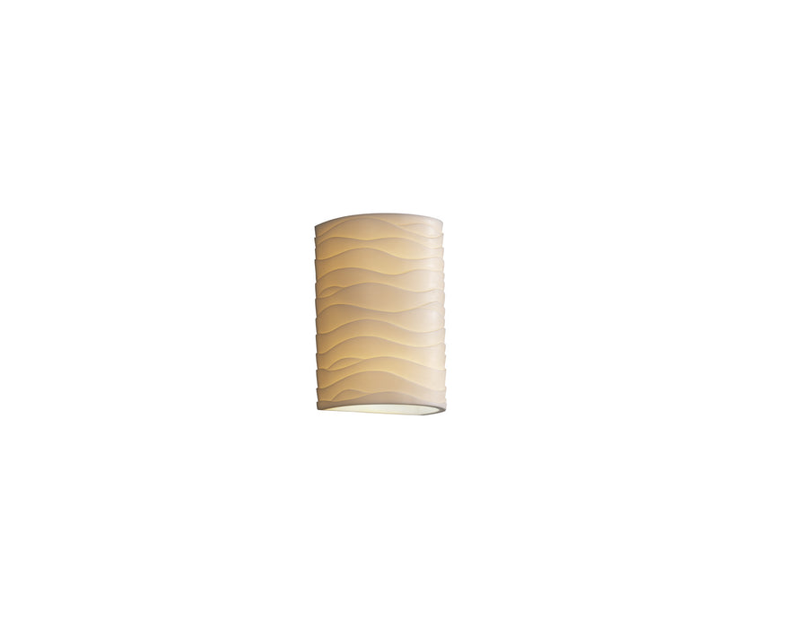 Justice Designs PNA-0945W-WAVE-LED1-1000 LED Outdoor Wall Sconce