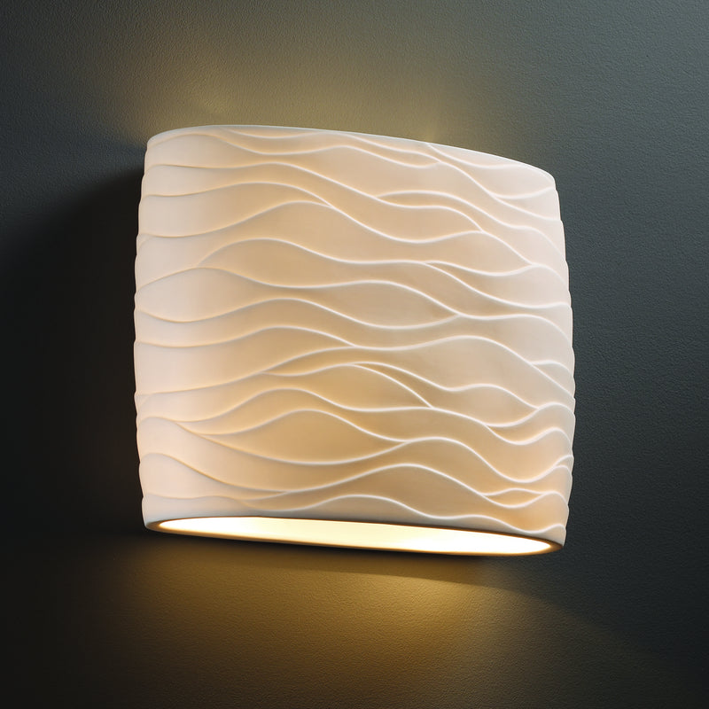 Justice Designs PNA-8855-WAVE-LED2-2000 LED Wall Sconce
