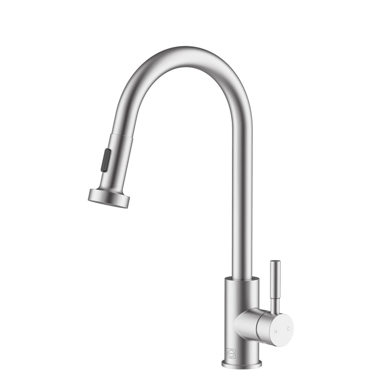 Elegant Lighting FAK-309BNK Kitchen Faucet, Brushed Nickel