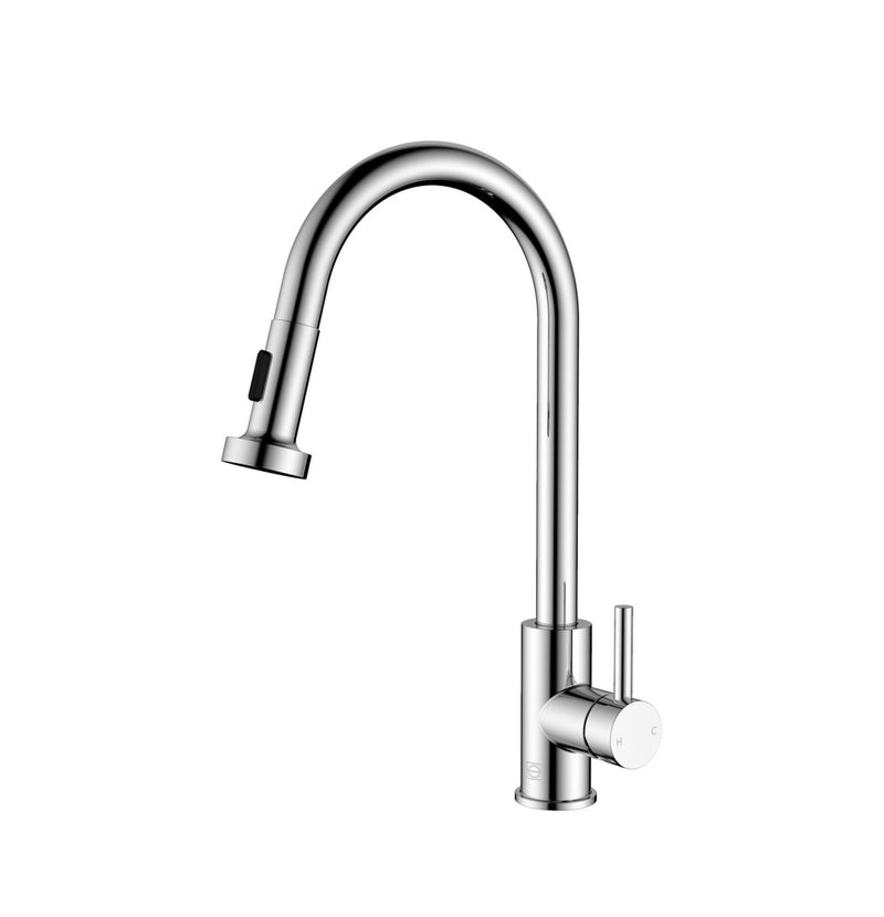 Elegant Lighting FAK-309PCH Kitchen Faucet, Chrome