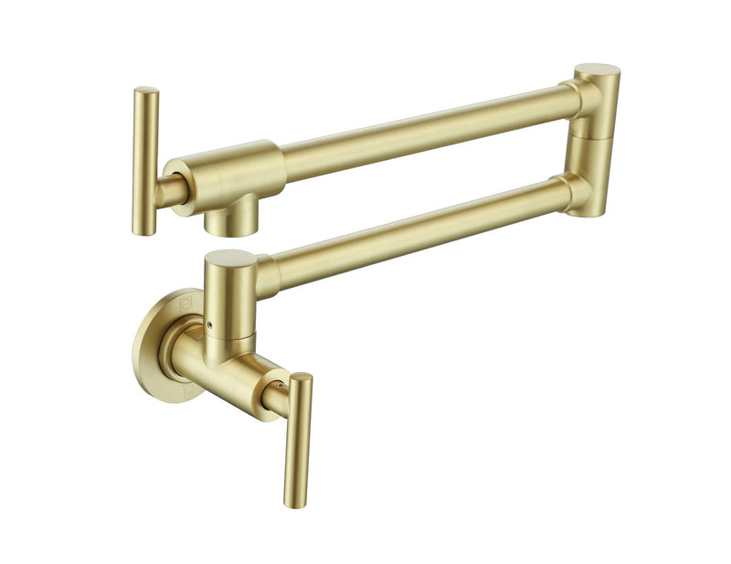 Elegant Lighting FAK-312BGD Kitchen Faucet, Brushed Gold