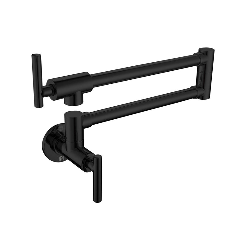 Elegant Lighting FAK-312MBK Kitchen Faucet, Matte Black