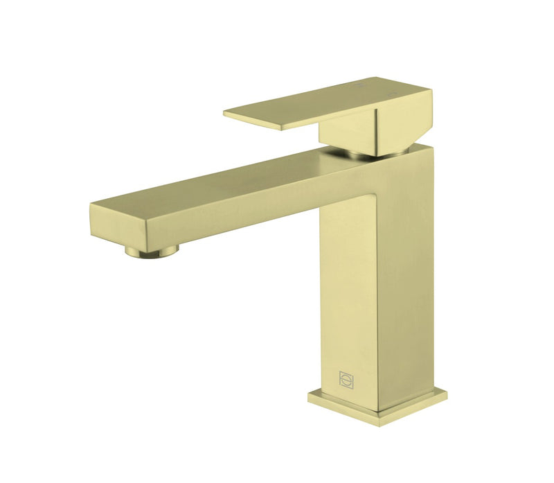 Elegant Lighting FAV-1001BGD Single Handle Bathroom Faucet, Brushed Gold