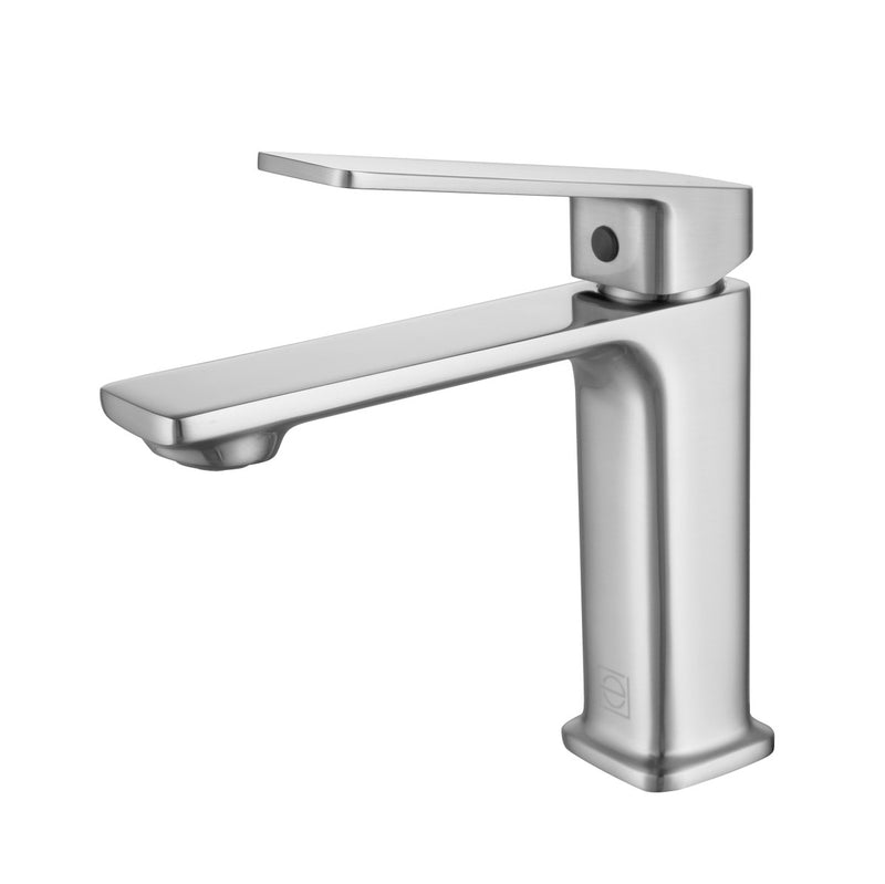 Elegant Lighting FAV-1004BNK Single Handle Bathroom Faucet, Brushed Nickel