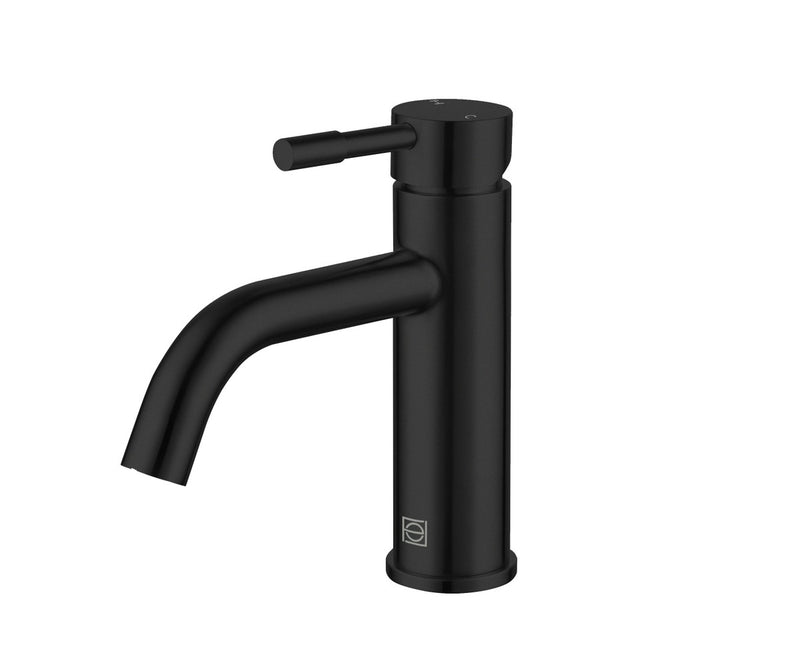 Elegant Lighting FAV-1006MBK Single Handle Bathroom Faucet, Matte Black