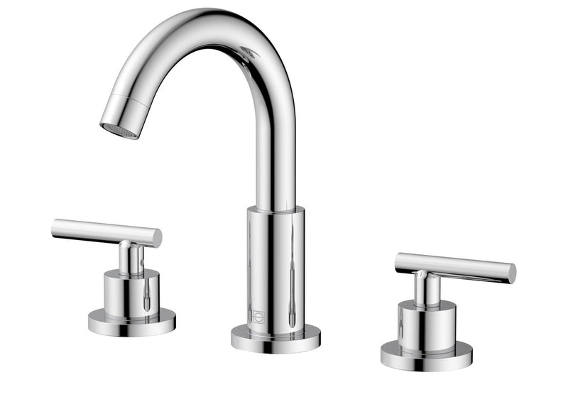 Elegant Lighting FAV-1009PCH Double Handle Bathroom Faucet, Chrome
