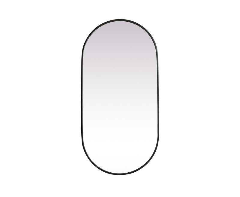 Elegant Lighting MR2A2448BLK Mirror, Black
