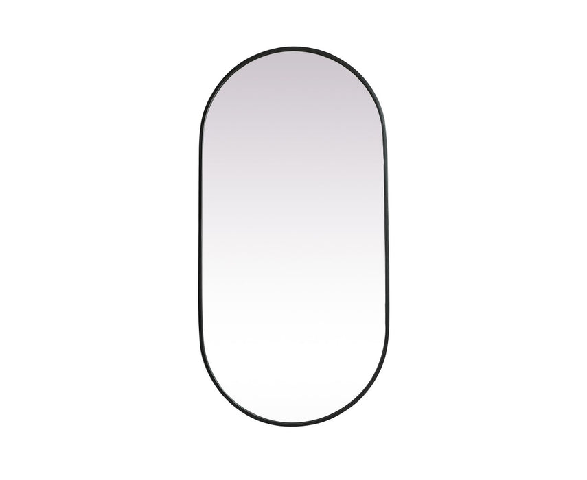 Elegant Lighting MR2A2448BLK Mirror, Black