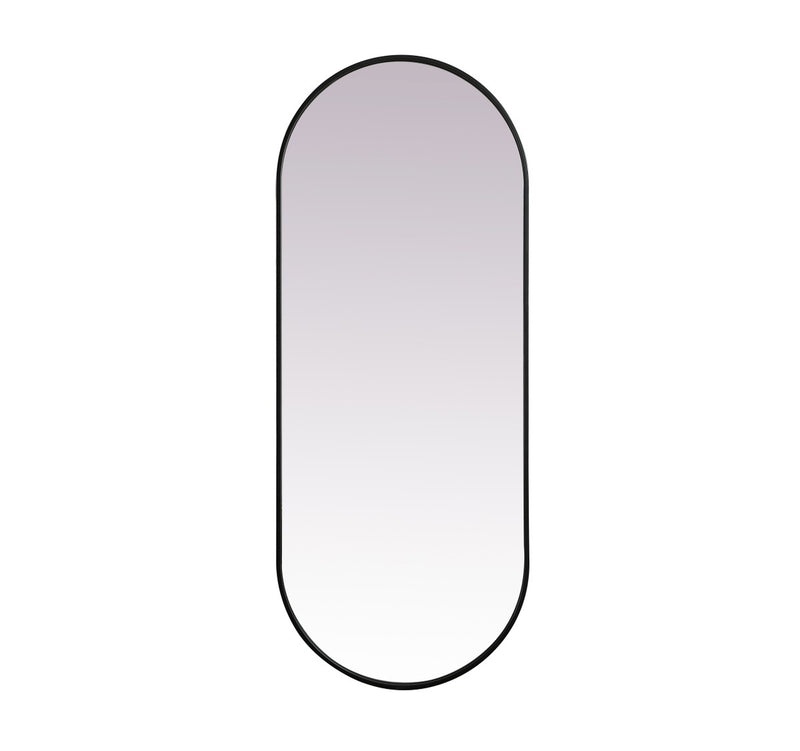 Elegant Lighting MR2A2460BLK Mirror, Black