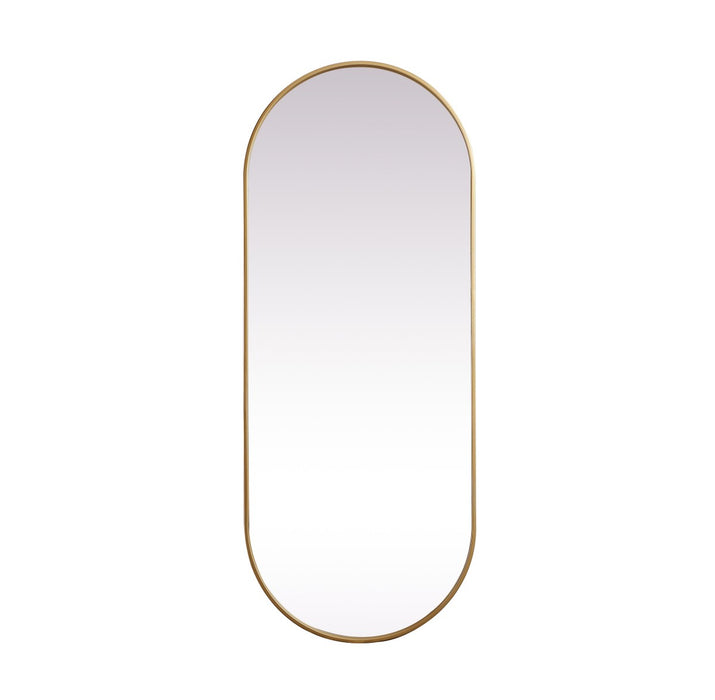 Elegant Lighting MR2A2460BRS Mirror, Brass