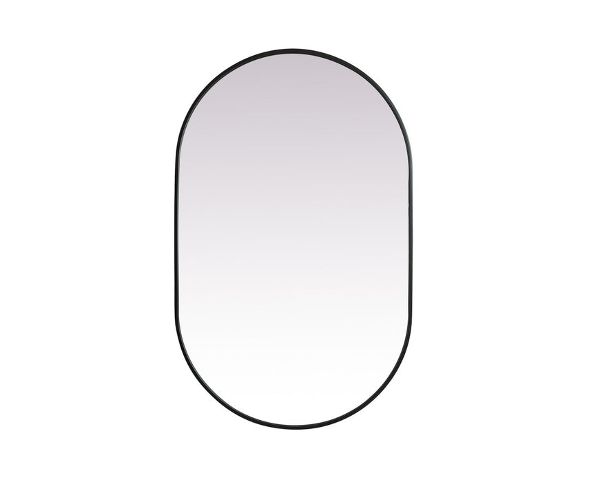 Elegant Lighting MR2A3048BLK Mirror, Black