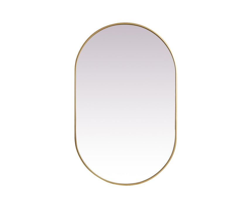 Elegant Lighting MR2A3048BRS Mirror, Brass