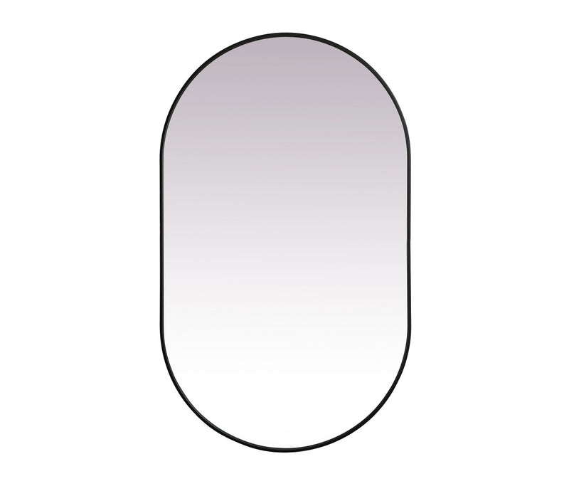Elegant Lighting MR2A3660BLK Mirror, Black