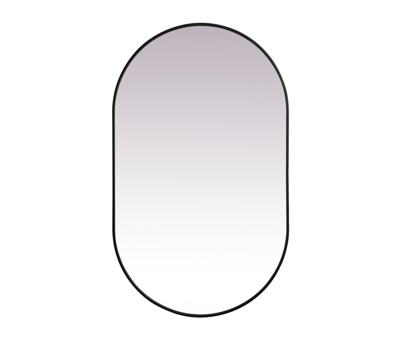 Elegant Lighting MR2A3660BLK Mirror, Black