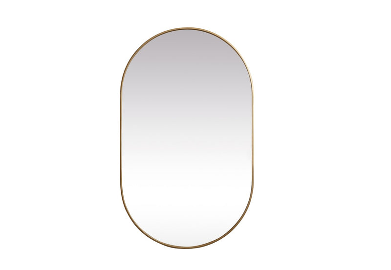 Elegant Lighting MR2A3660BRS Mirror, Brass