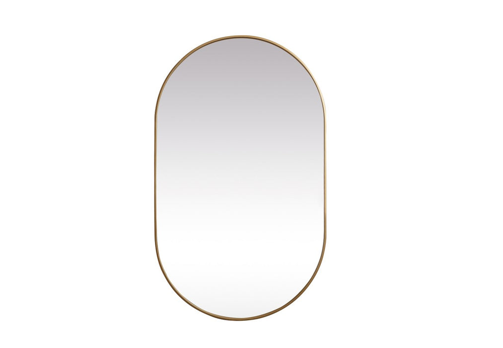 Elegant Lighting MR2A3660BRS Mirror, Brass