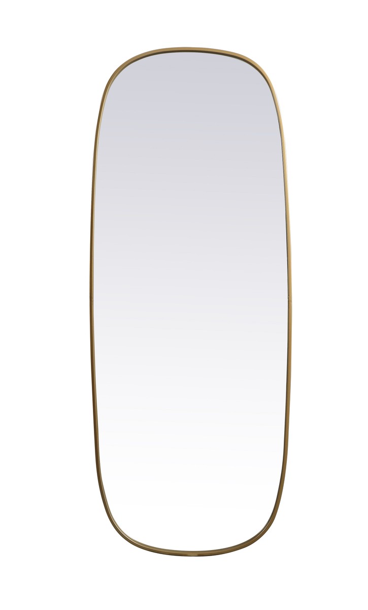 Elegant Lighting MR2B2460BRS Mirror, Brass