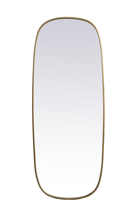 Elegant Lighting MR2B2460BRS Mirror, Brass