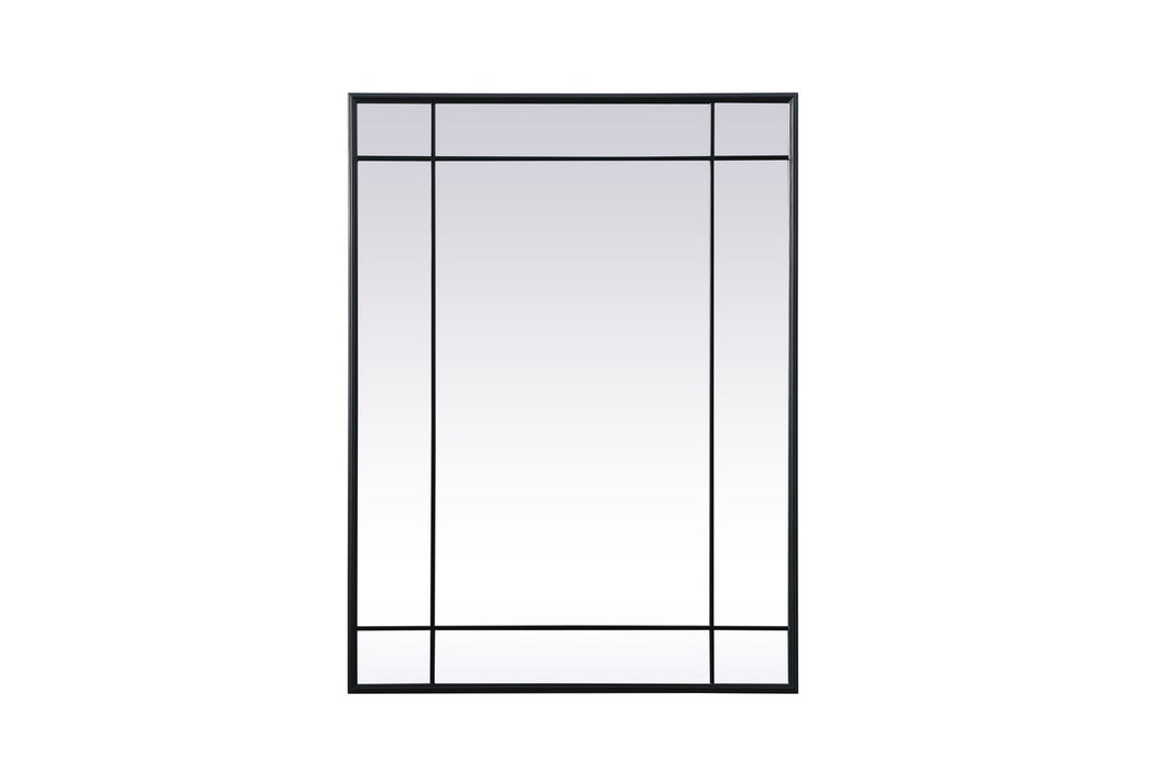 Elegant Lighting MR3A3040BLK Mirror, Black
