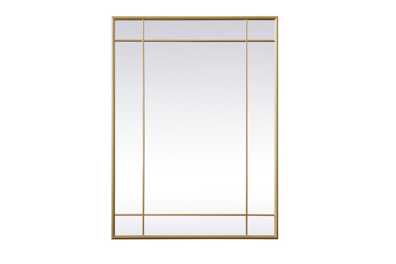 Elegant Lighting MR3A3040BRA Mirror, Brass