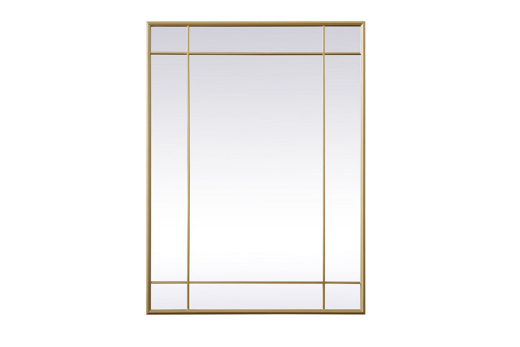 Elegant Lighting MR3A3040BRA Mirror, Brass