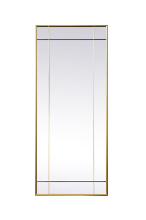 Elegant Lighting MR3FL3070BRA Mirror, Brass