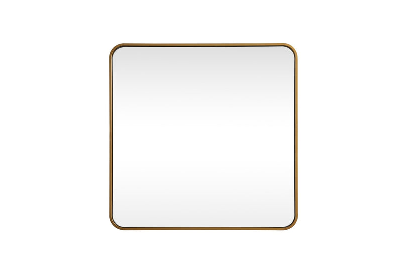 Elegant Lighting MR803030BR Mirror, Brass