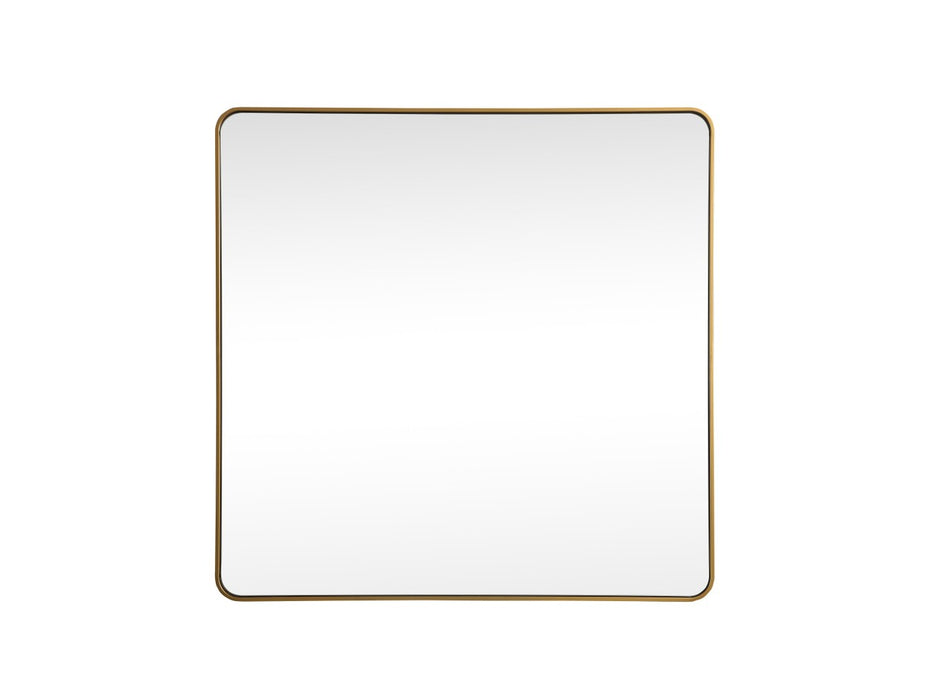 Elegant Lighting MR804242BR Mirror, Brass
