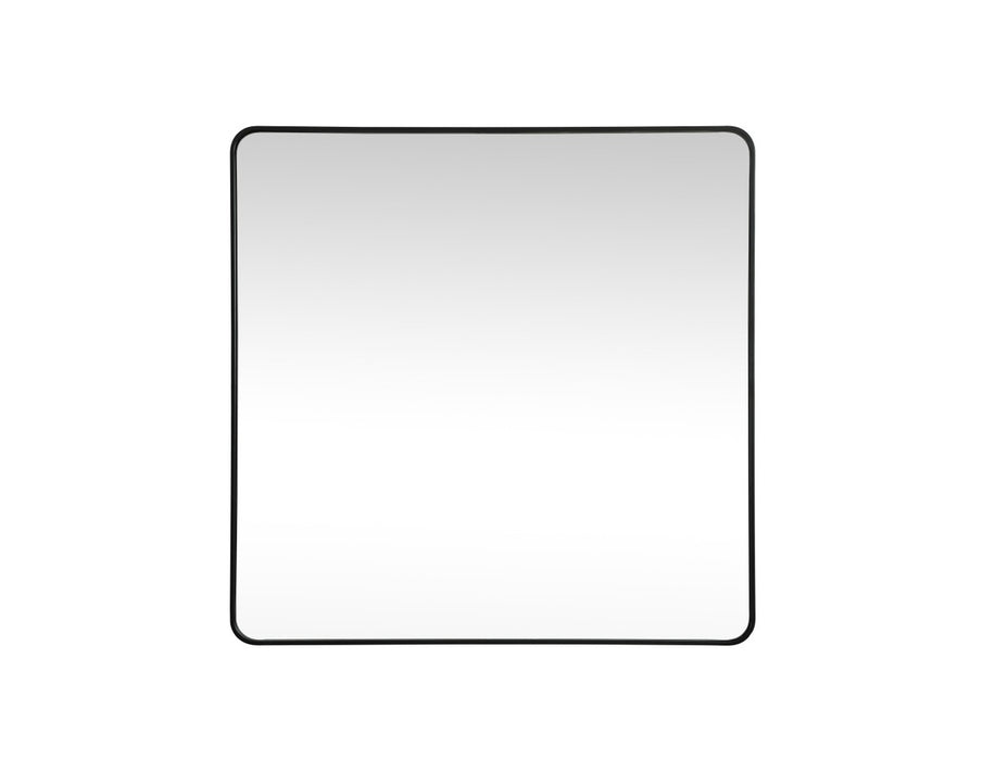 Elegant Lighting MR804848BK Mirror, Black