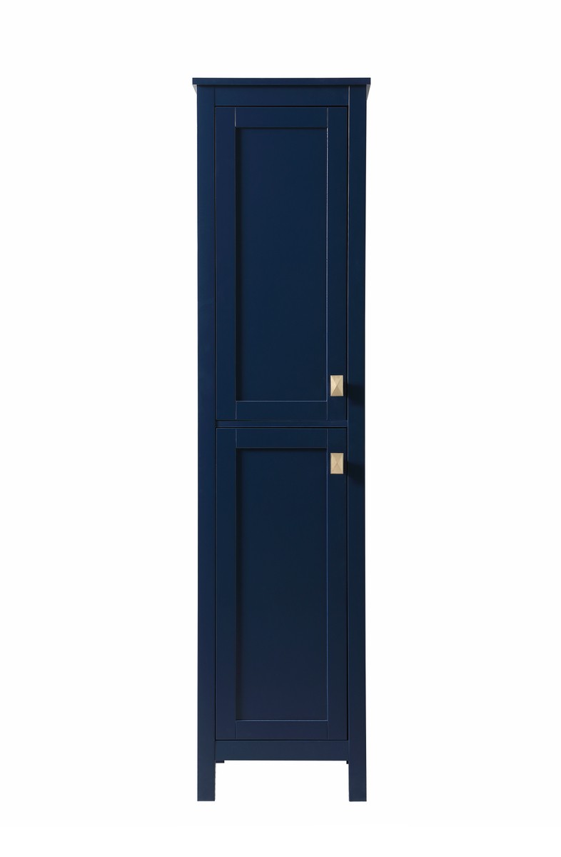 Elegant Lighting SC011665BL Bathroom Storage Freestanding Cabinet, Blue