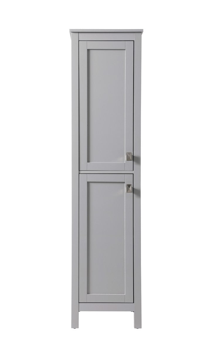 Elegant Lighting SC011665GR Bathroom Storage Freestanding Cabinet, Grey