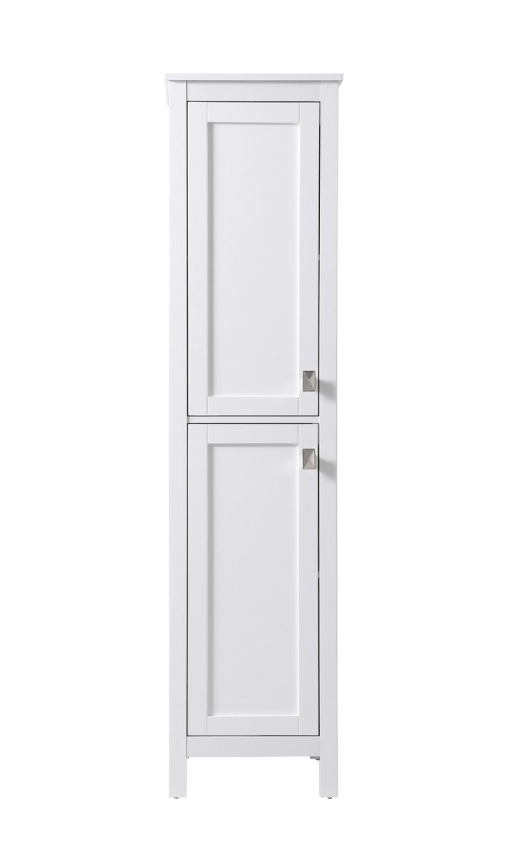 Elegant Lighting SC011665WH Bathroom Storage Freestanding Cabinet, White