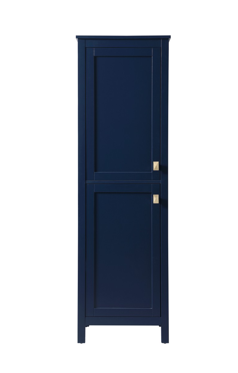 Elegant Lighting SC012065BL Bathroom Storage Freestanding Cabinet, Blue