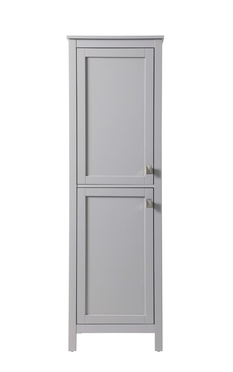 Elegant Lighting SC012065GR Bathroom Storage Freestanding Cabinet, Grey
