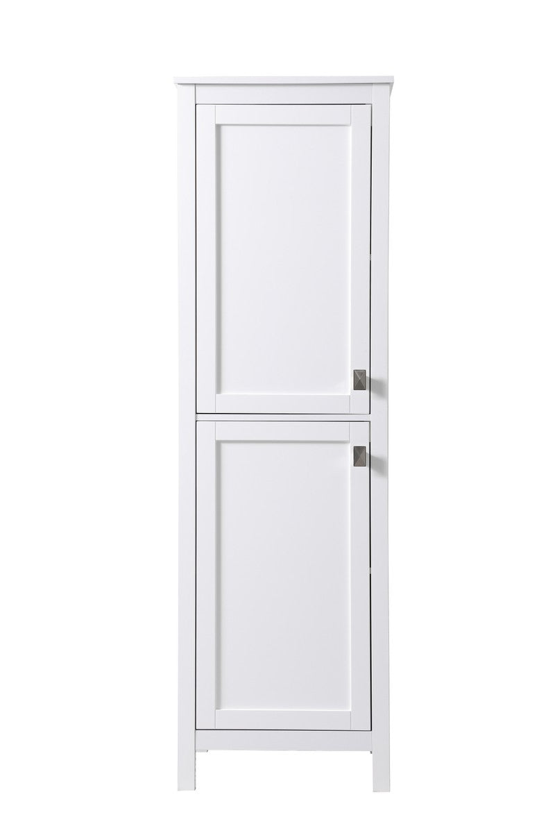 Elegant Lighting SC012065WH Bathroom Storage Freestanding Cabinet, White