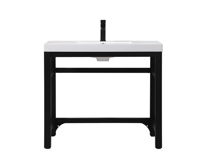 Elegant Lighting VF14536BK Bathroom Vanity, Black