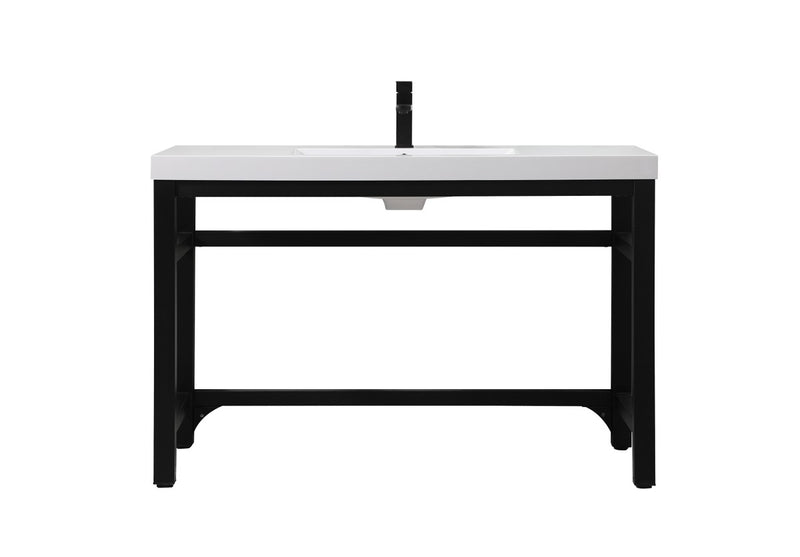 Elegant Lighting VF14548BK Bathroom Vanity, Black