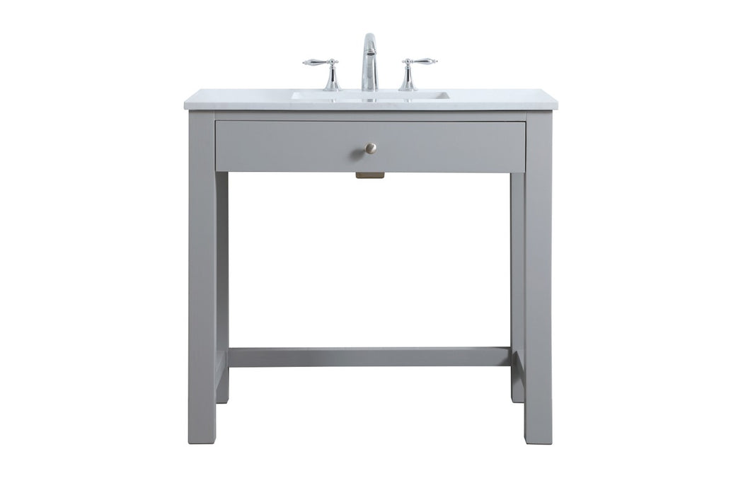 Elegant Lighting VF14836GR Bathroom Vanity, Grey
