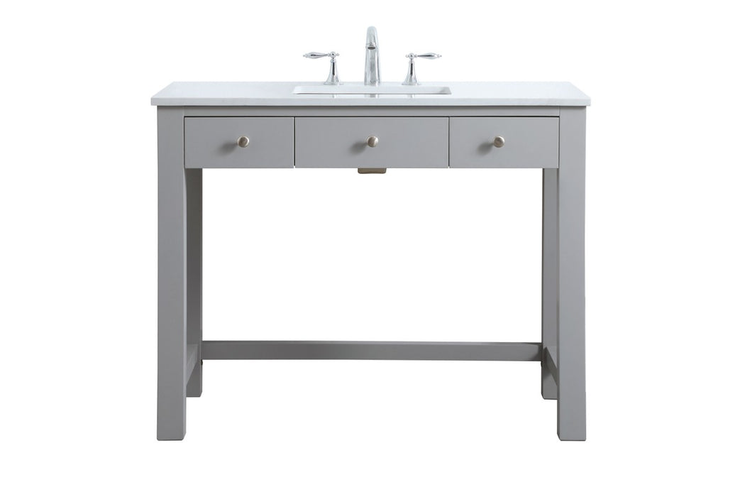 Elegant Lighting VF14842GR Bathroom Vanity, Grey