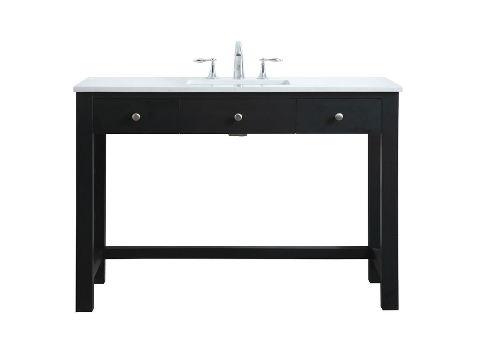 Elegant Lighting VF14848MBK Bathroom Vanity, Black