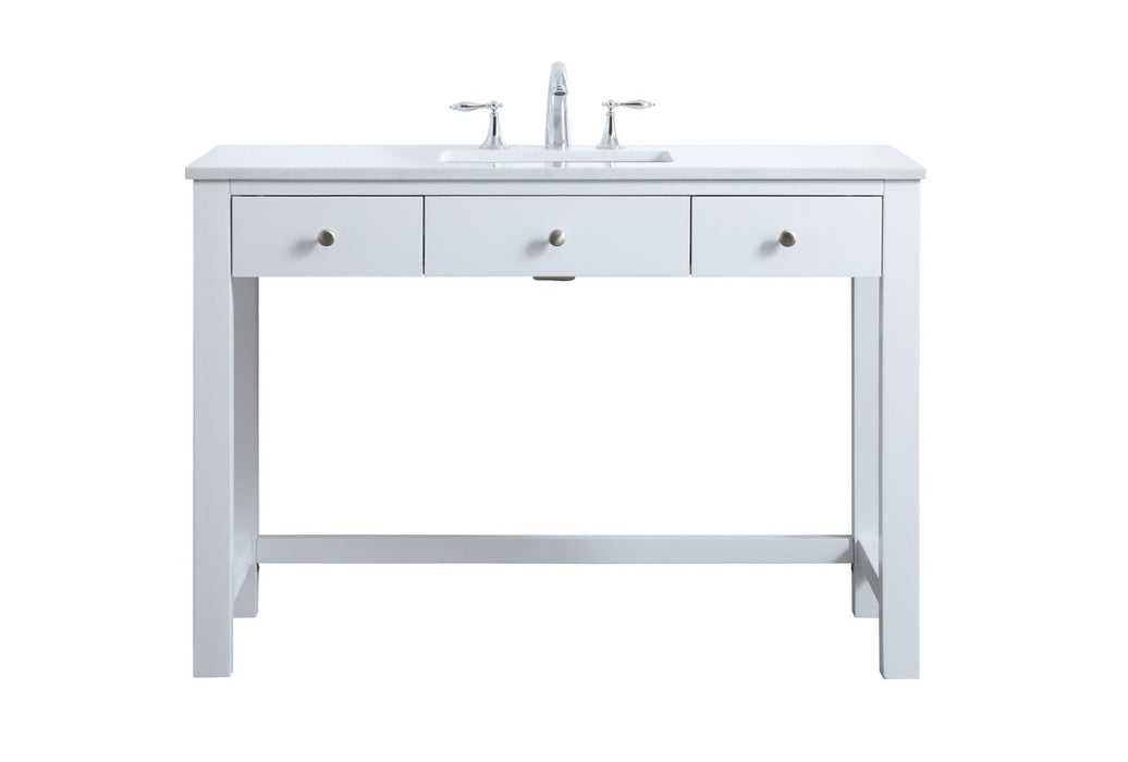 Elegant Lighting VF14848WH Bathroom Vanity, White