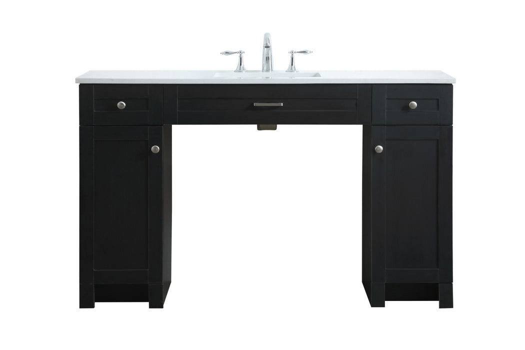 Elegant Lighting VF14954MBK Bathroom Vanity, Black