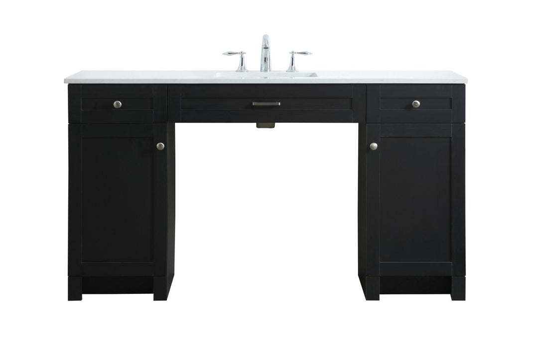 Elegant Lighting VF14960MBK Bathroom Vanity, Black