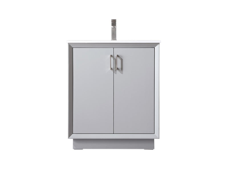 Elegant Lighting VF19630GR SIngle Bathroom Vanity, Grey