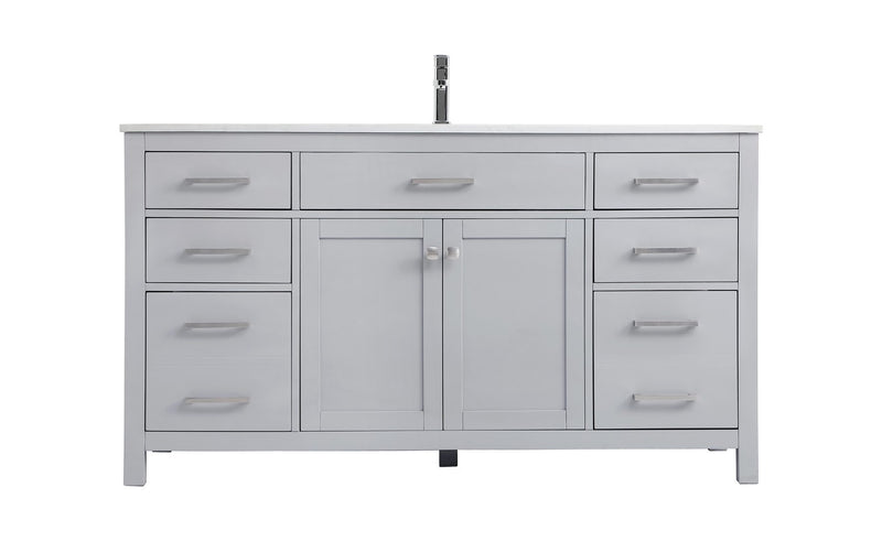 Elegant Lighting VF23360GR SIngle Bathroom Vanity, Grey