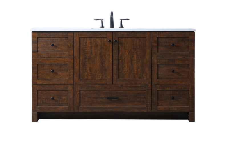 Elegant Lighting VF2860EX SIngle Bathroom Vanity, Expresso