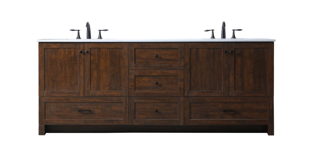 Elegant Lighting VF2884DEX Double Bathroom Vanity, Expresso