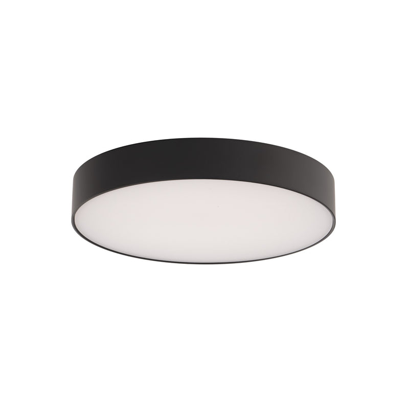W.A.C. Lighting FM-240505-9CS-BK LED Flush Mount, Black