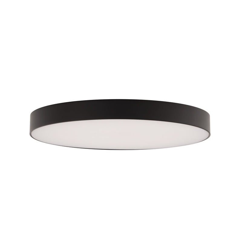 W.A.C. Lighting FM-240508-9CS-BK LED Flush Mount, Black