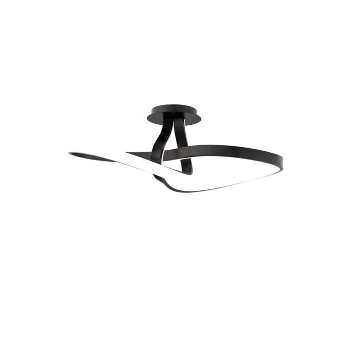 W.A.C. Lighting FM-35424-BK LED Flush Mount, Black